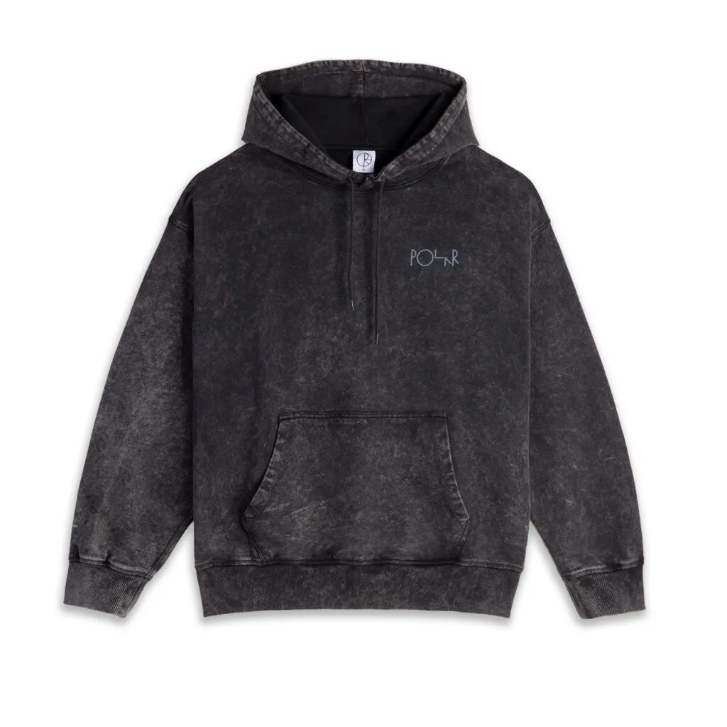Polar Skate Co F26 Fade Frank Hoodie Black 1 stor