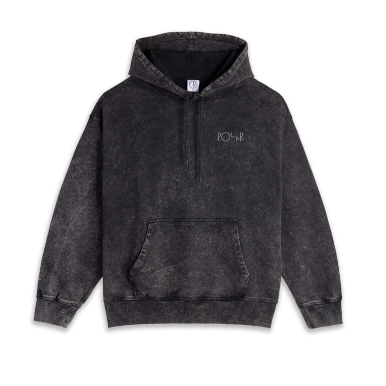 Polar Skate Co F26 Fade Frank Hoodie Black 1 stor