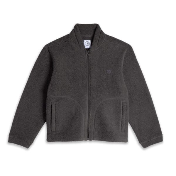 Roman Fleece Jacket - Dirty black