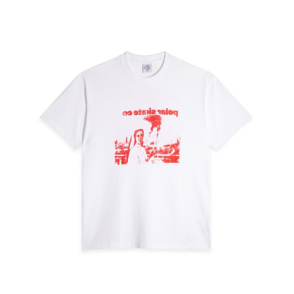 Polar Skate Co F26 Tee Apocalypse Nun White 1 stor