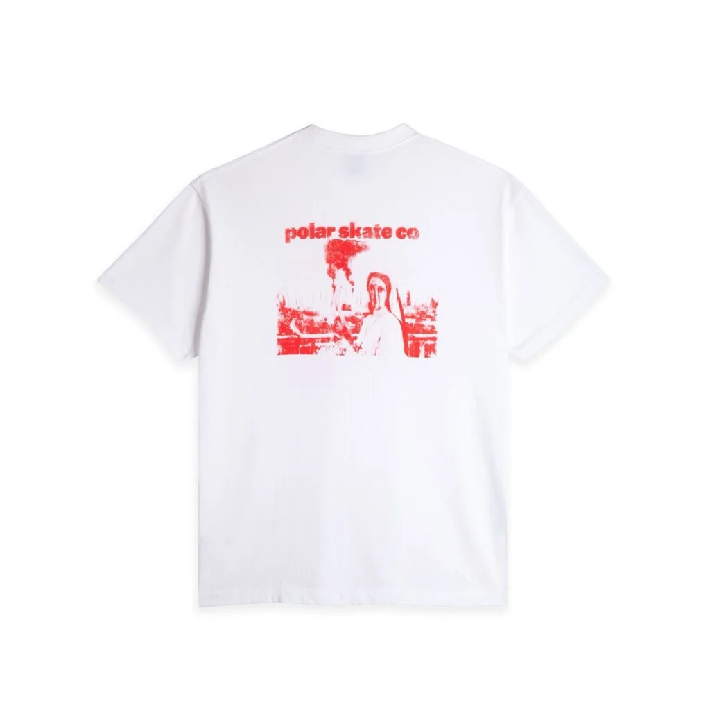 HEM Polar Skate Co F26 Tee Apocalypse Nun White 2 stor