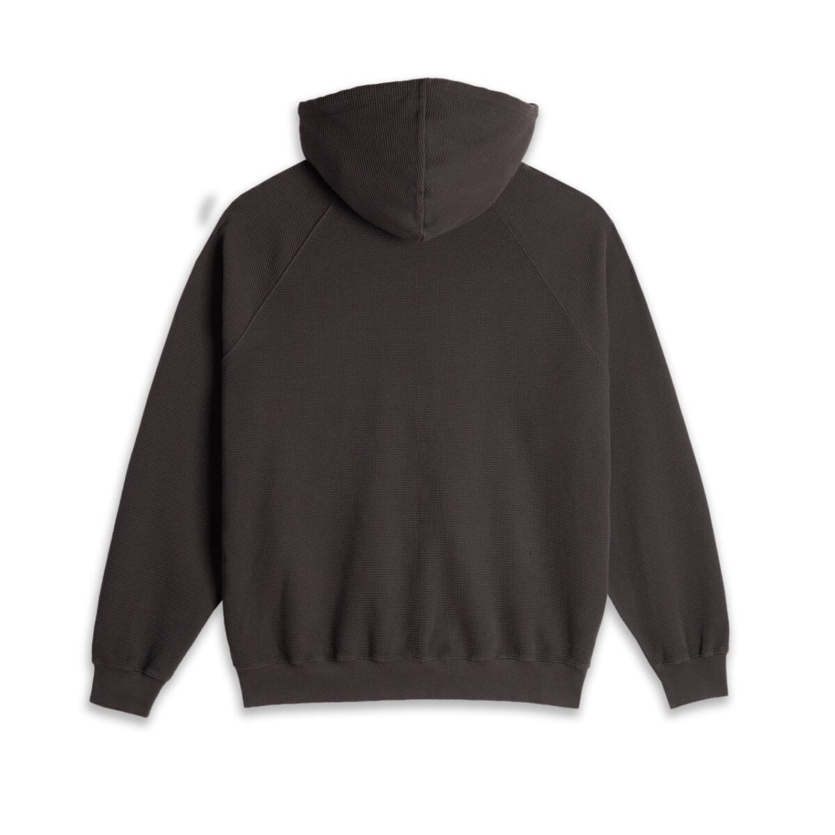 Waffle Zip Hoodie - Dirty Black - Bild 2
