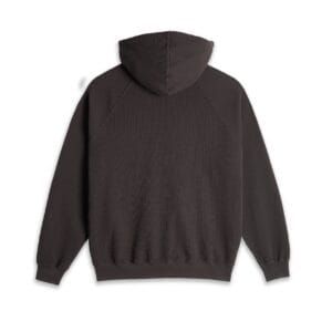 Waffle Zip Hoodie - Dirty Black - Bild 2