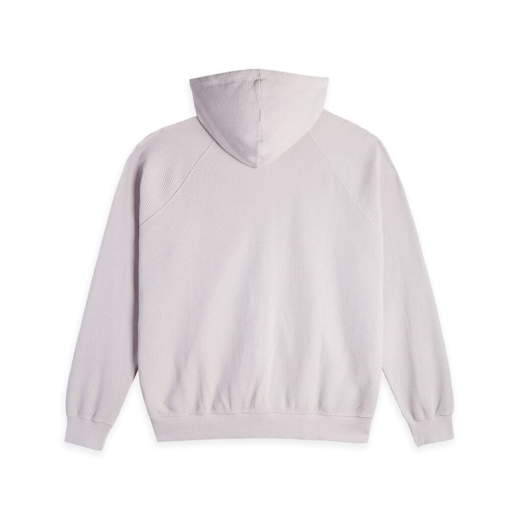 HEM Polar Skate Co F26 Waffle Zip Hoodie Taupe 2 stor