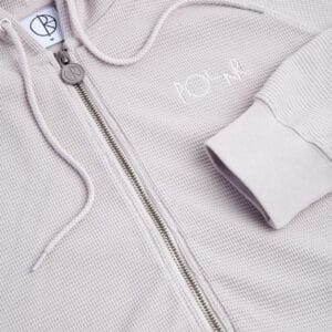 Waffle Zip Hoodie - Pale Taupe - Bild 3