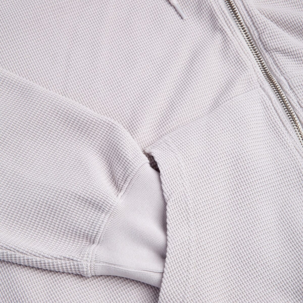 Waffle Zip Hoodie - Pale Taupe - Bild 5