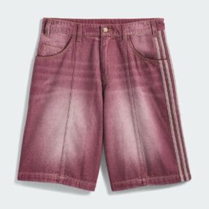 SKATEBOARDING x TYSHAWN WASHED DENIM SHORTS - Maroon