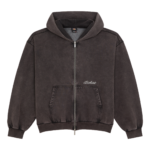 Baker Zipped Hoodie - Black