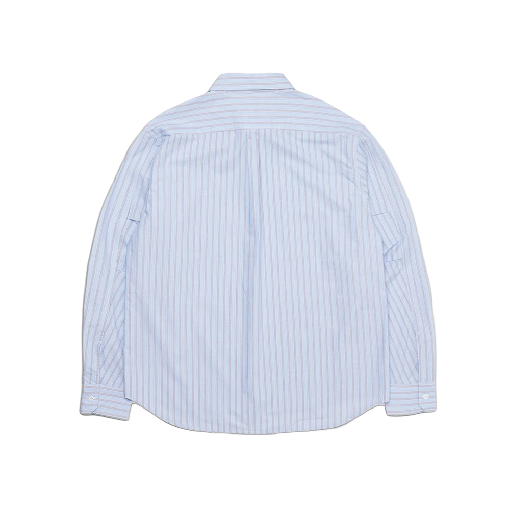 Last Resort Function Shirt Pale Blue Stripe Back